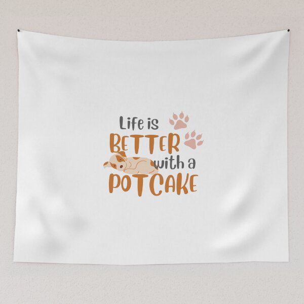 Item preview, Life Is Better With A Potcake dog  designed and sold by EsraaBaniOdeh.