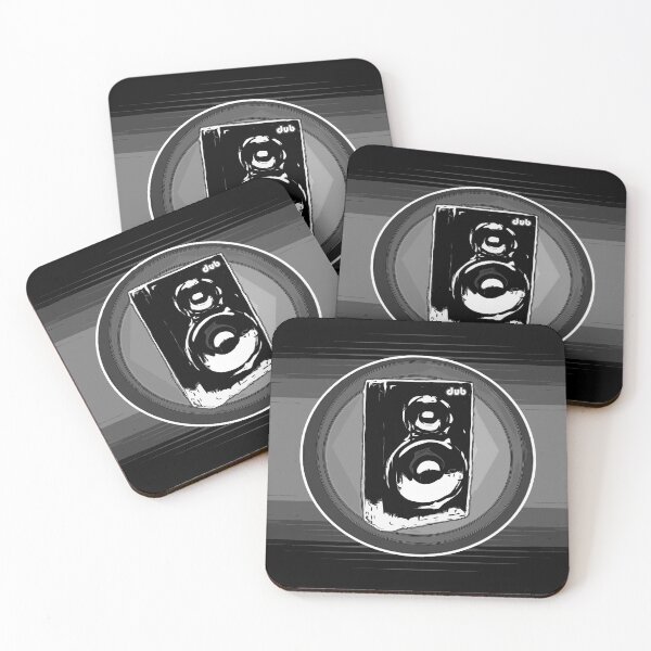 Item preview, DubBoomboxCircle - Grey designed and sold by Klaus Bremner (Autotelic Art).