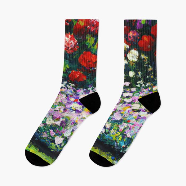 Item preview, Monet Flower Garden designed and sold by maniacfitness.