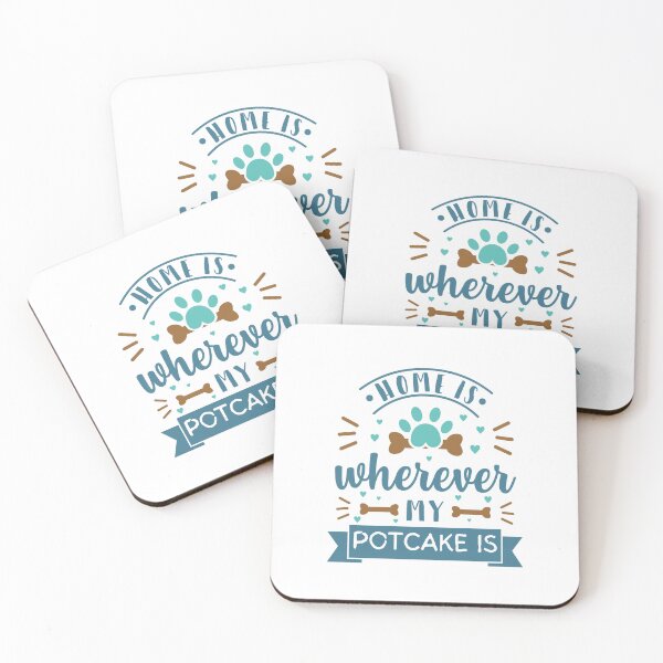 Item preview,  Home is where my potcake is for Dog Lover Dad Mom designed and sold by EsraaBaniOdeh.