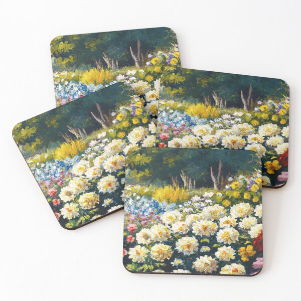 Item preview, Flower Garden Claude Monet designed and sold by maniacfitness.