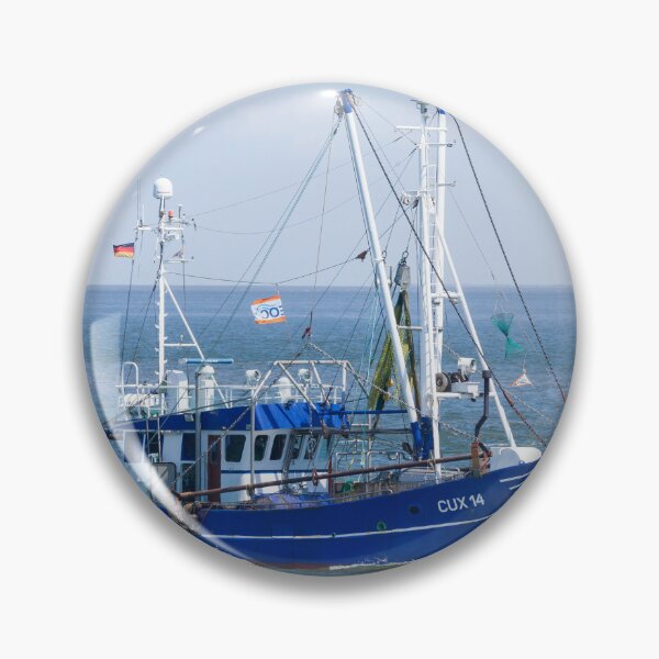 Item preview, Fishing cutter on the Outer Elbe, Cuxhaven, Lower Saxony, Germany, Europe designed and sold by Torsten  Krüger.