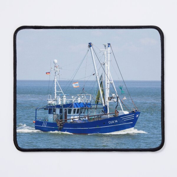 Item preview, Fishing cutter on the Outer Elbe, Cuxhaven, Lower Saxony, Germany, Europe designed and sold by Torsten  Krüger.