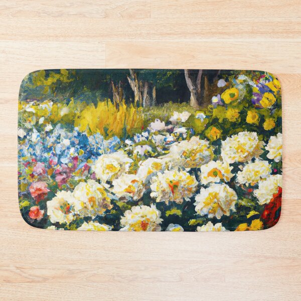 Item preview, Flower Garden Claude Monet designed and sold by maniacfitness.