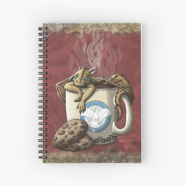 [Tea Cup Dragon] Coffee Spiral Notebook