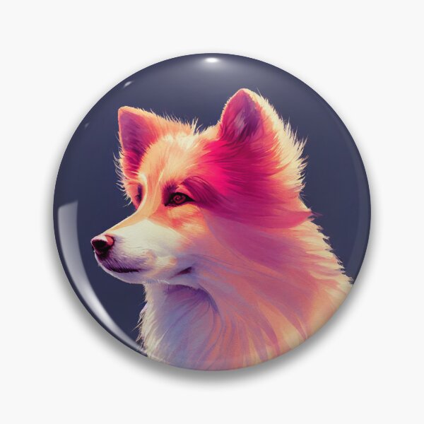 Item preview, Acuarela retrato de perro pastor islandés designed and sold by AppleElf.