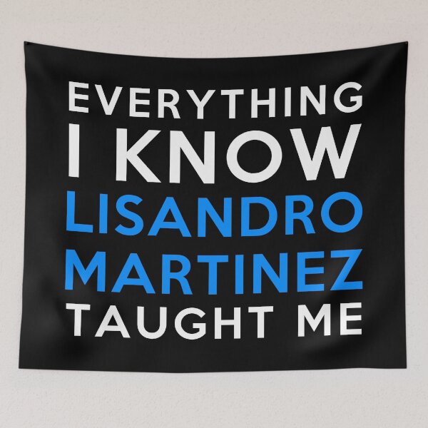 Item preview, Lisandro Martínez - Everything I know designed and sold by 2Girls1Shirt.