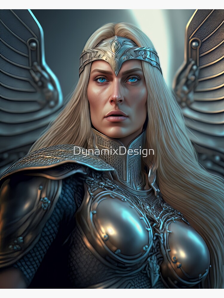 "Valkyrie mythical Viking warrior" Poster for Sale by DynamixDesign