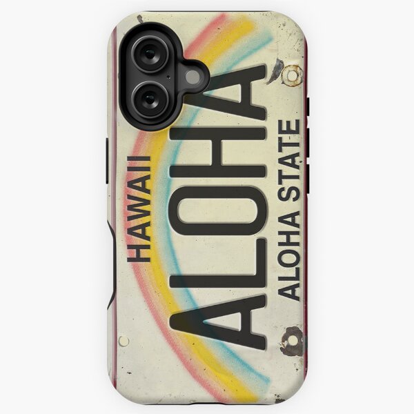 Item preview, Vintage Hawaii License Plate Aloha designed and sold by northshoresign.