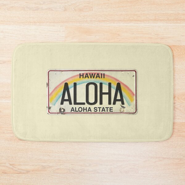 Item preview, Vintage Hawaii License Plate Aloha designed and sold by northshoresign.