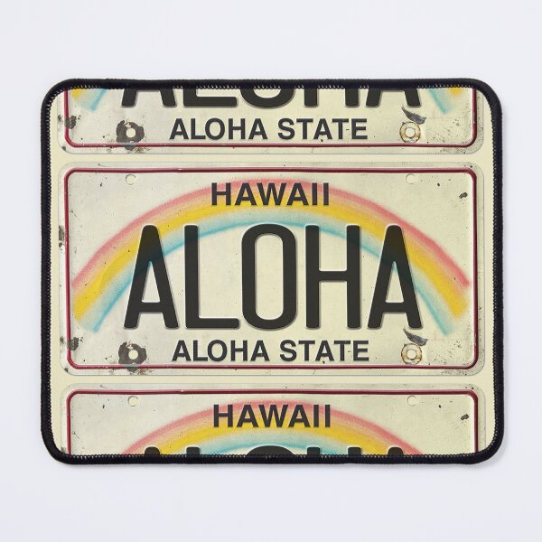 Item preview, Vintage Hawaii License Plate Aloha designed and sold by northshoresign.