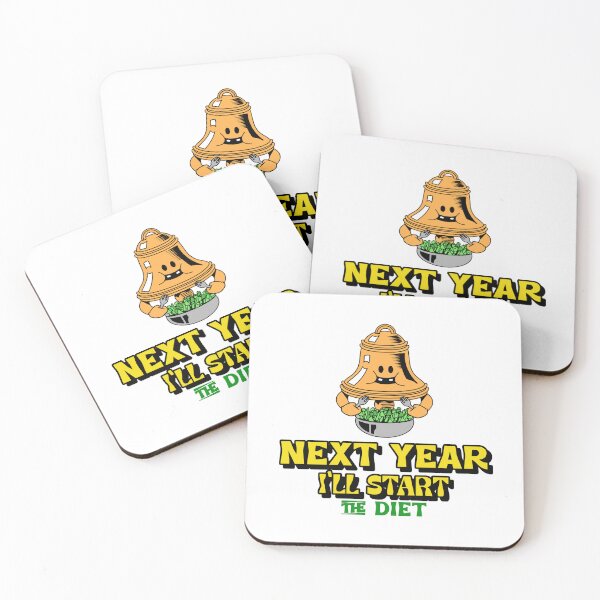 Item preview, New Year Funny Quotes. Next Year I'll Start The Diet designed and sold by EmmaBazz.