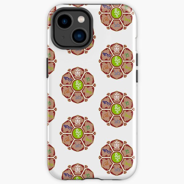 Om Mani Padme Hum Grain Effect Art iPhone Tough Case