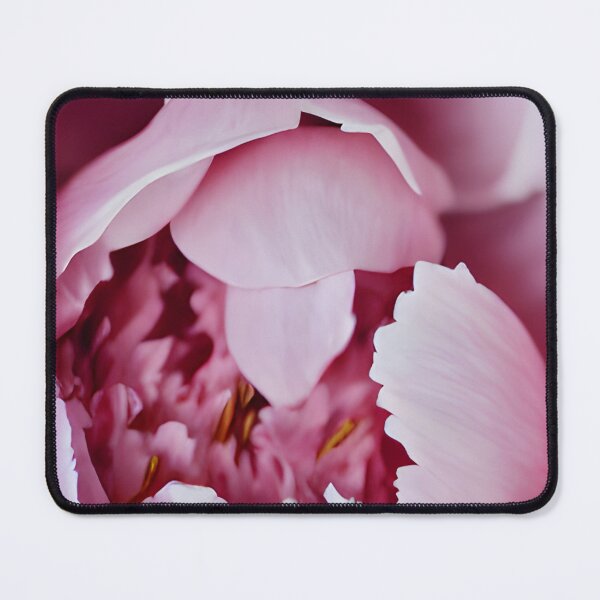 Item preview, Pink peony print picture of pink flower pattern close up detail picture designed and sold by BrightMeadowart.