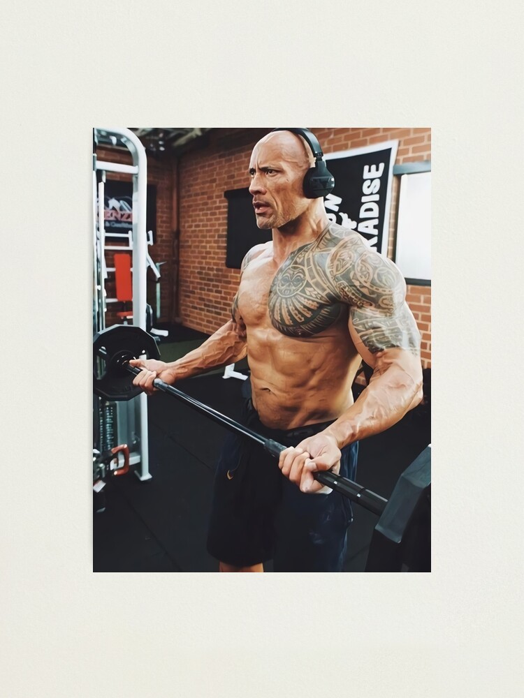 Dwayne The Rock Johnson eyebrow raise meme Photographic Print for Sale by  YKatire