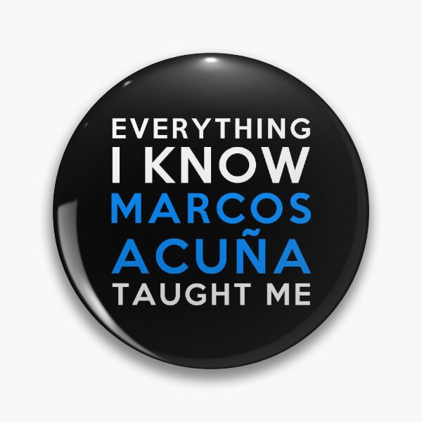 Item preview, Marcos Acuña - Everything I know designed and sold by 2Girls1Shirt.