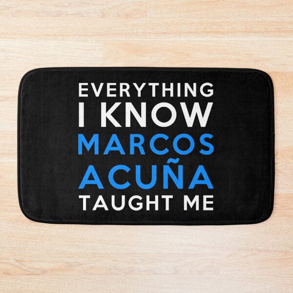 Item preview, Marcos Acuña - Everything I know designed and sold by 2Girls1Shirt.