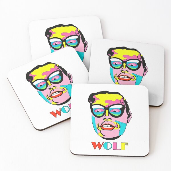 Item preview, WOLF Pop Art Surreal Magic Human | Big Boss Art By Tyler Tilley designed and sold by Tyler Tilley.