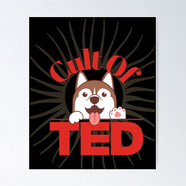Artikelvorschau, Kult um Ted entworfen und verkauft von WallArtKingdom.