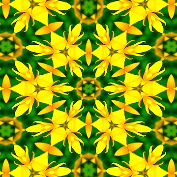 Artwork thumbnail, Cone Flower Pattern by Patternflower