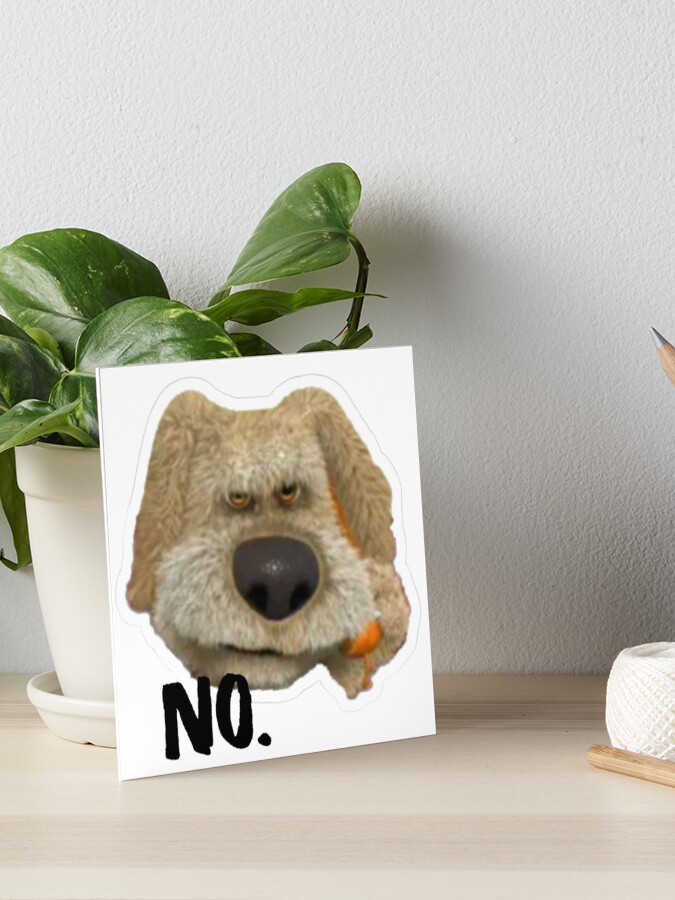 Talking ben saying no Art Board Print for Sale by FunkisDesignes