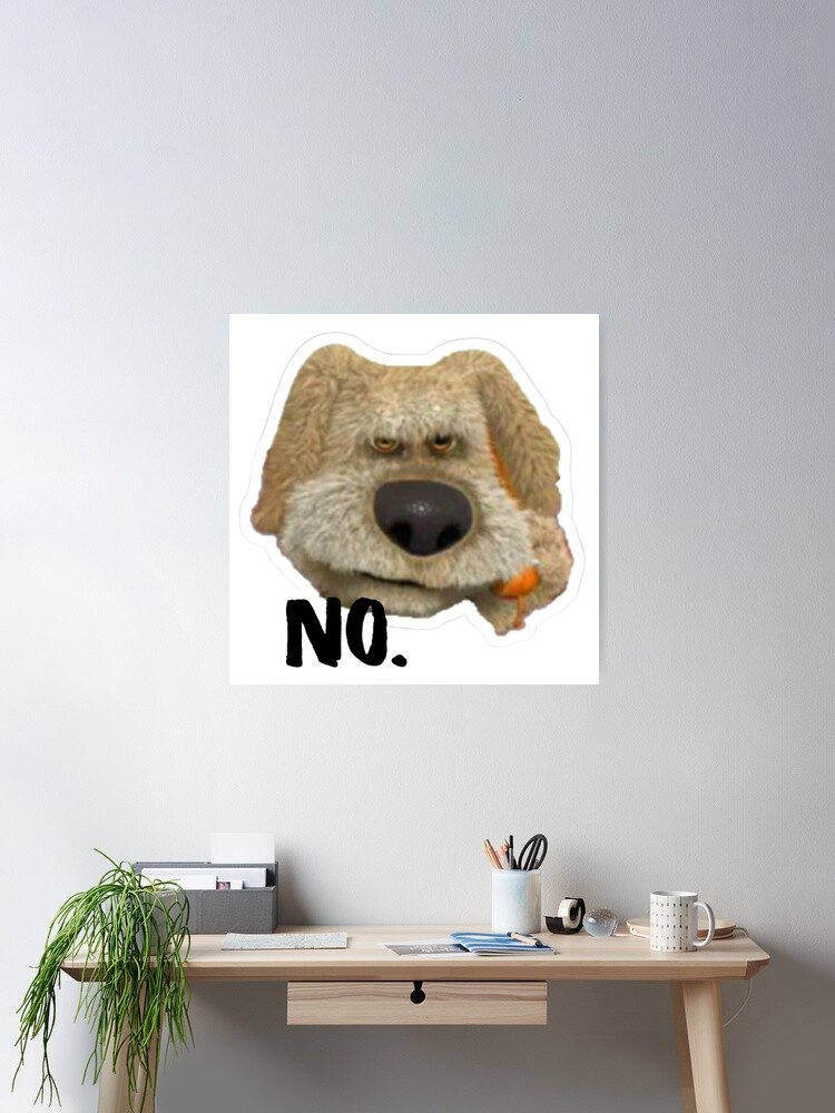 Talking ben saying no | Art Board Print