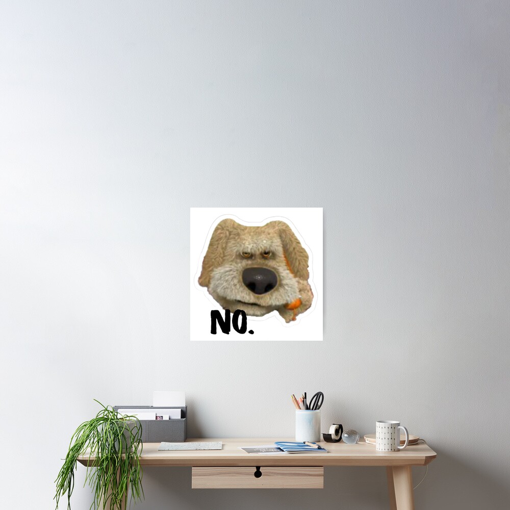 Talking ben saying no Art Board Print for Sale by FunkisDesignes