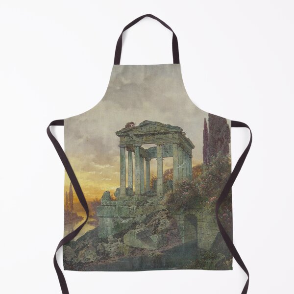 Aperçu de l'œuvre Vintage painting of old ruins créée et vendue par Vintage Designs +.