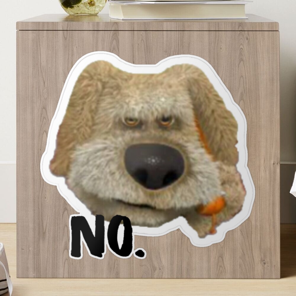 Talking ben saying no | Metal Print