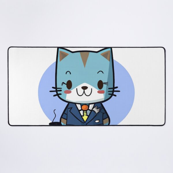 Item preview, Tailor cat boss in blue suit and sewing threads designed and sold by vishalraifx.