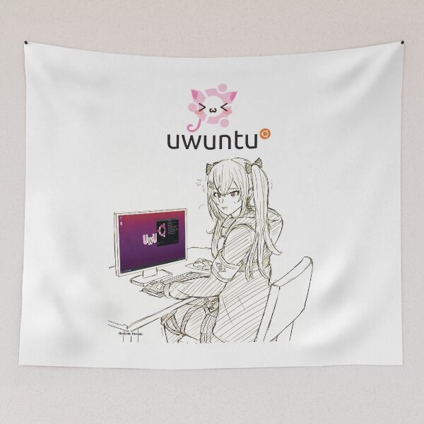 Item preview, Uwuntu Anime designed and sold by Horizon-Design.