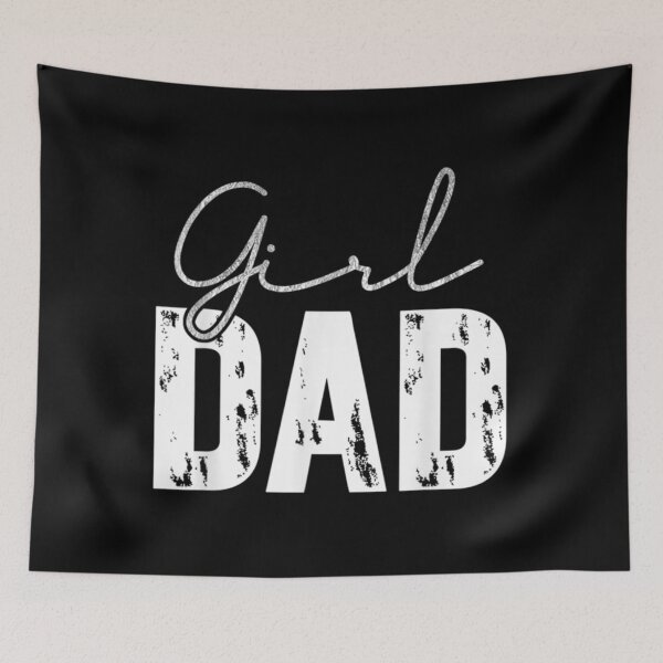 Item preview, Girl Dad for Men Proud Dad of a Girl Father Daughter Vintage    designed and sold by WallArtKingdom.