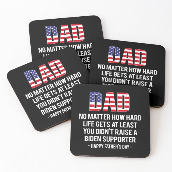 Item preview, Dad No Matter How Hard Life Gets At Least Happy Father_S Day    designed and sold by WallArtKingdom.