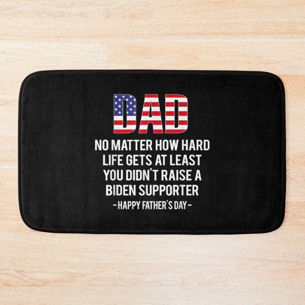 Item preview, Dad No Matter How Hard Life Gets At Least Happy Father_S Day    designed and sold by WallArtKingdom.
