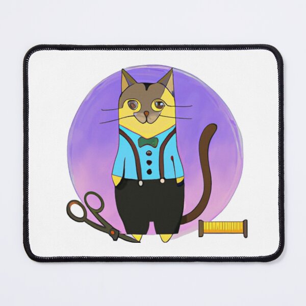 Item preview, Tailor cat daddy in blue suit and sewing threads designed and sold by vishalraifx.
