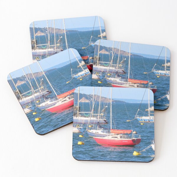 Item preview, seaside boats DEVON summer designed and sold by HarveyNS.
