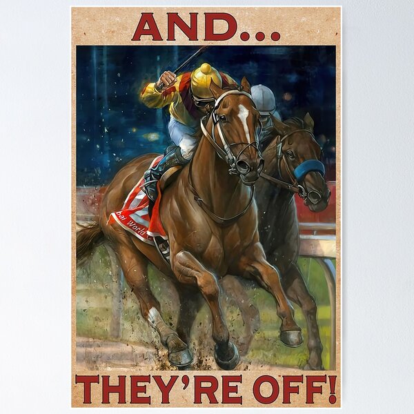 Item preview, HORSE RACING And Theyre Off  designed and sold by ADAMANDREWSAU.
