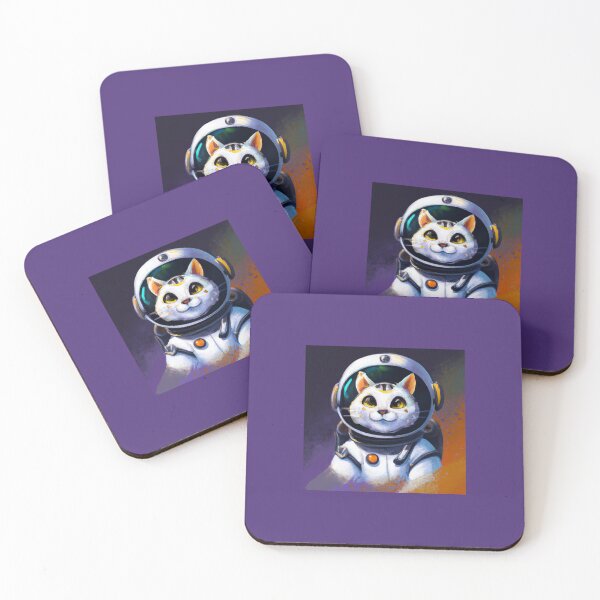 Item preview, Cute Cat in Space Suit designed and sold by aakashgupta.