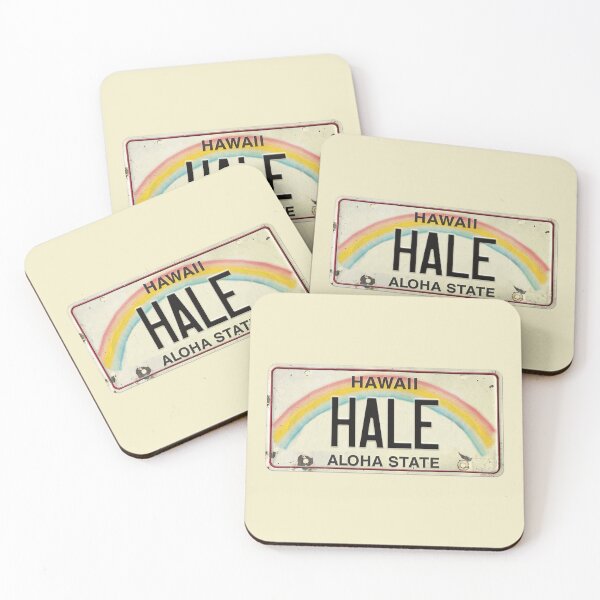 Item preview, Vintage Hawaii License Plate Hale designed and sold by northshoresign.
