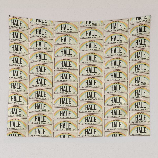 Item preview, Vintage Hawaii License Plate Hale designed and sold by northshoresign.