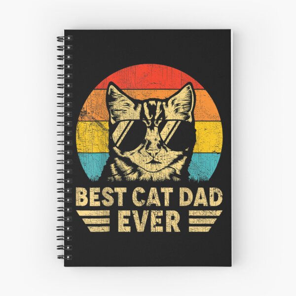 Item preview, Mens Vintage Best Cat Dad Ever Retro Fathers Day Gift Cat Daddy    designed and sold by WallArtKingdom.