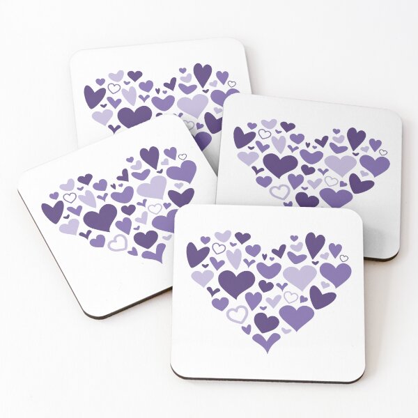 Item preview, Heart of Hearts - Purple Hearts designed and sold by PaulSDesign.
