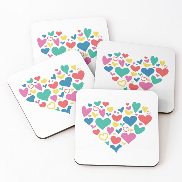 Item preview, Heart of Hearts - Multi Coloured Hearts designed and sold by PaulSDesign.