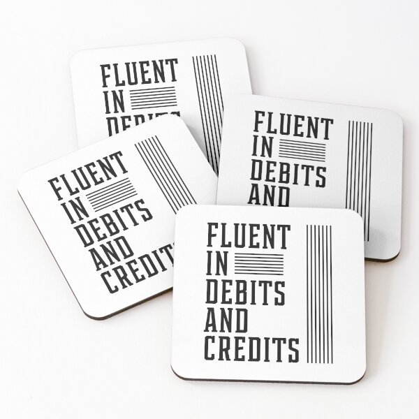 Item preview, Fluent In Debits And Credits - Accountant Funny Gift designed and sold by DiogoCalheiros.
