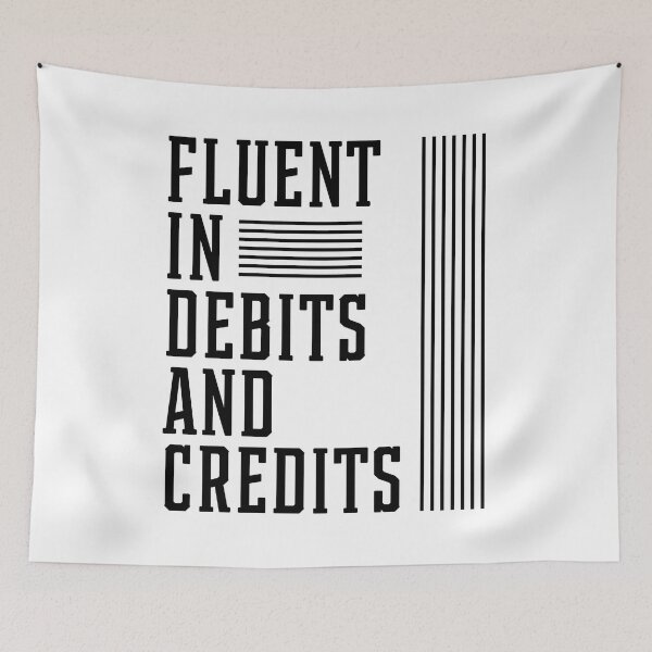 Item preview, Fluent In Debits And Credits - Accountant Funny Gift designed and sold by DiogoCalheiros.