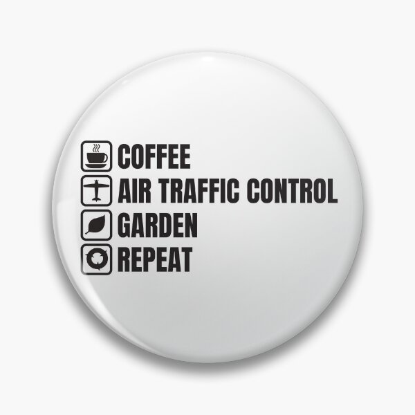 Item preview, Coffee, Air Traffic Control, Garden, Repeat (For Light Background) designed and sold by thecatcouch.