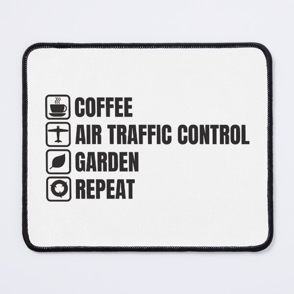 Item preview, Coffee, Air Traffic Control, Garden, Repeat (For Light Background) designed and sold by thecatcouch.