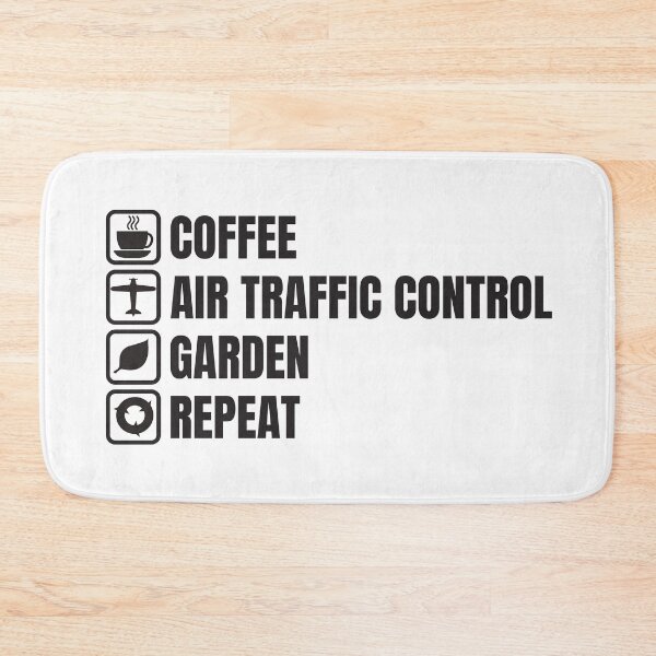 Item preview, Coffee, Air Traffic Control, Garden, Repeat (For Light Background) designed and sold by thecatcouch.