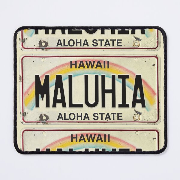 Item preview, Vintage Hawaii License Plate Muluhia designed and sold by northshoresign.