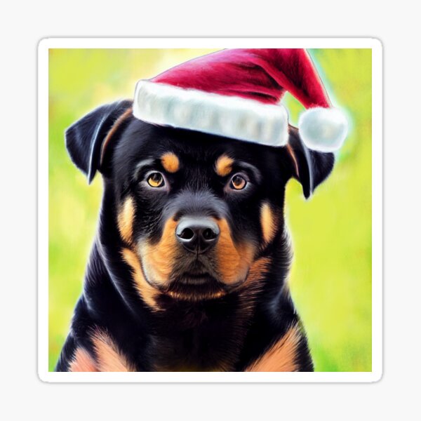 Rottweiler Ornament Santas Pals with Personalized Name Plate A Great